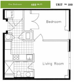 460 Sq Ft