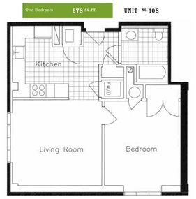 678 Sq ft